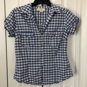 Blue and White Gingham H&M Shirt